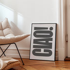 Ciao Bold Type Poster – i rum 4