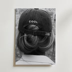 Washed Cool Cap Poster – canvas utan passepartout