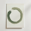 Abstract Round Shape No.3 – stilfullt konsttryck från Bozetto, tryckt på matt finpapper