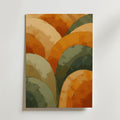 Abstract Rolling Colors – stilfullt konsttryck från Bozetto, tryckt på matt finpapper