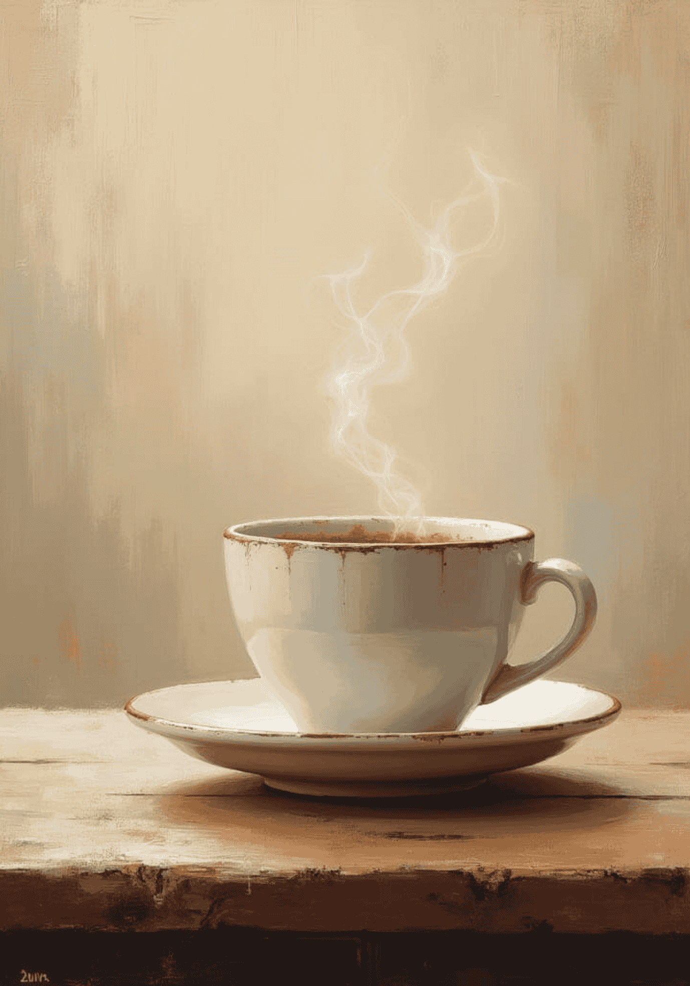 Hot Coffee – affisch med snyggt motiv, köp enkelt hos Bozetto i flera storlekar i hög tryckkvalitet