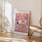 Väggmockup med Hilma af Klint The Ten – köp enkelt hos Bozetto affisch i hög kvalitet