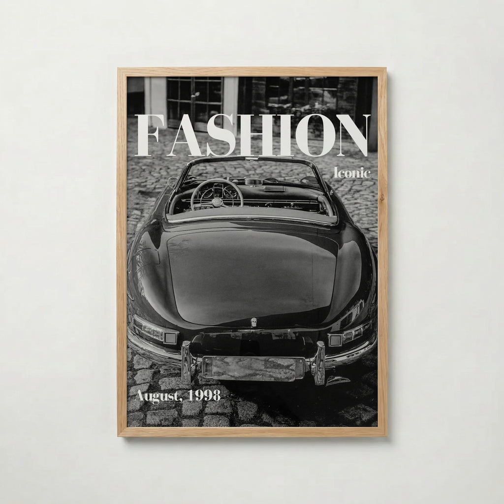 Black Roadster Cover Poster – ekram