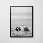 Gone Swimming Poster – svart ram