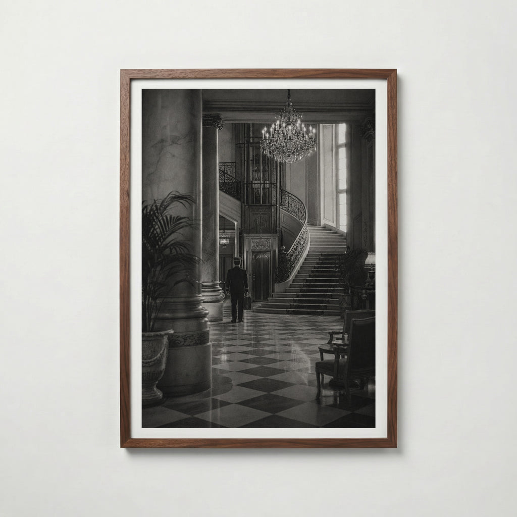 Grand Hotel Lobby Poster