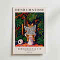 Henri Matisse Jungle Reader Cat affisch på neutral bakgrund – poster från Bozetto