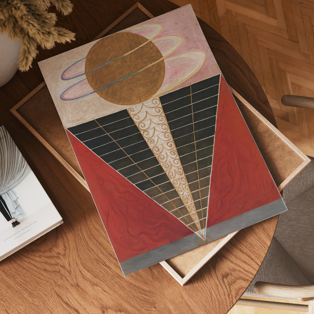 Hilma af Klint Altarpiece II poster visad rakt fram – Bozetto affisch i hög tryckkvalitet