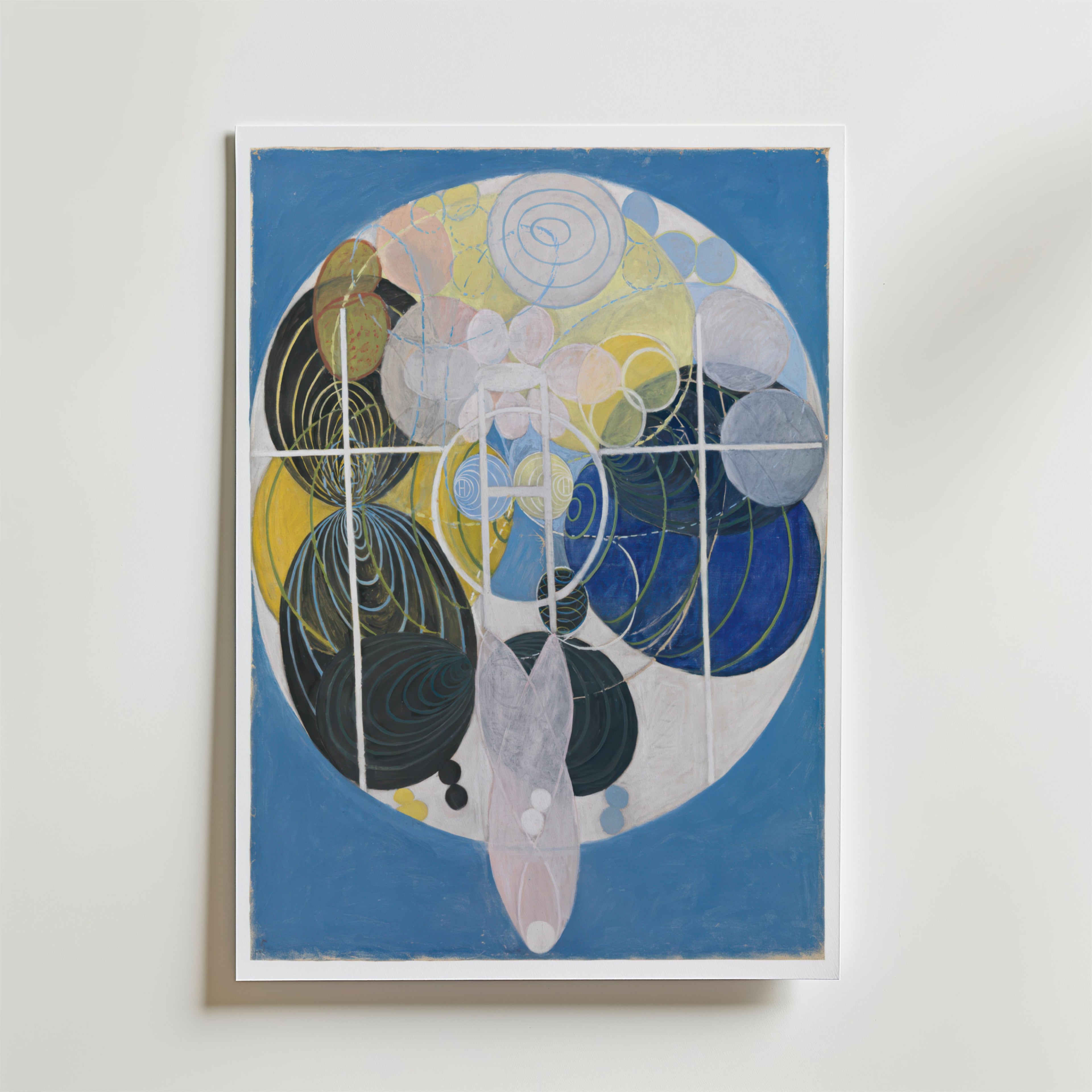 Hilma af Klint The Key to the – stilfullt konsttryck från Bozetto, tryckt på matt finpapper