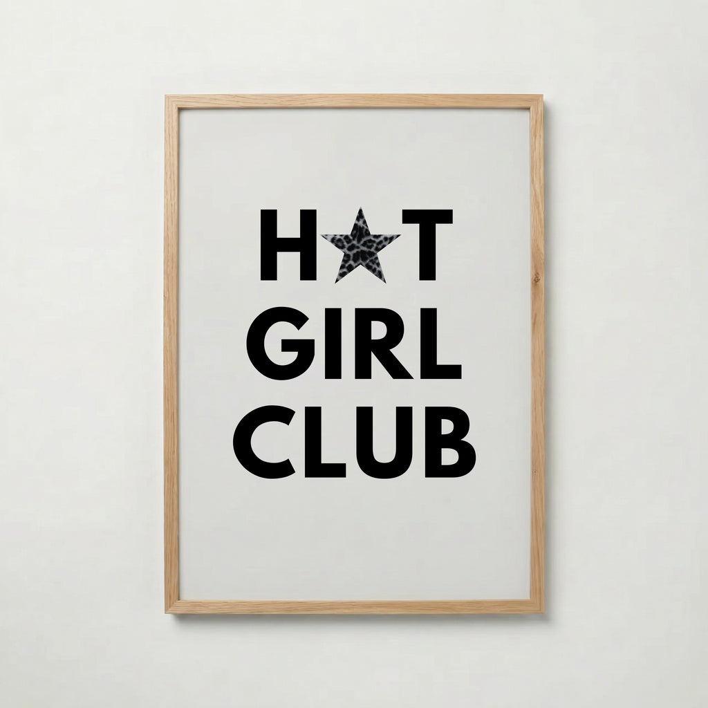 Hot Girl Club Poster – ekram