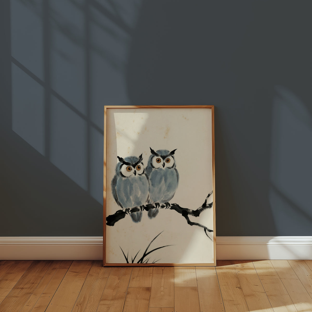 Ink Owls Poster i rum