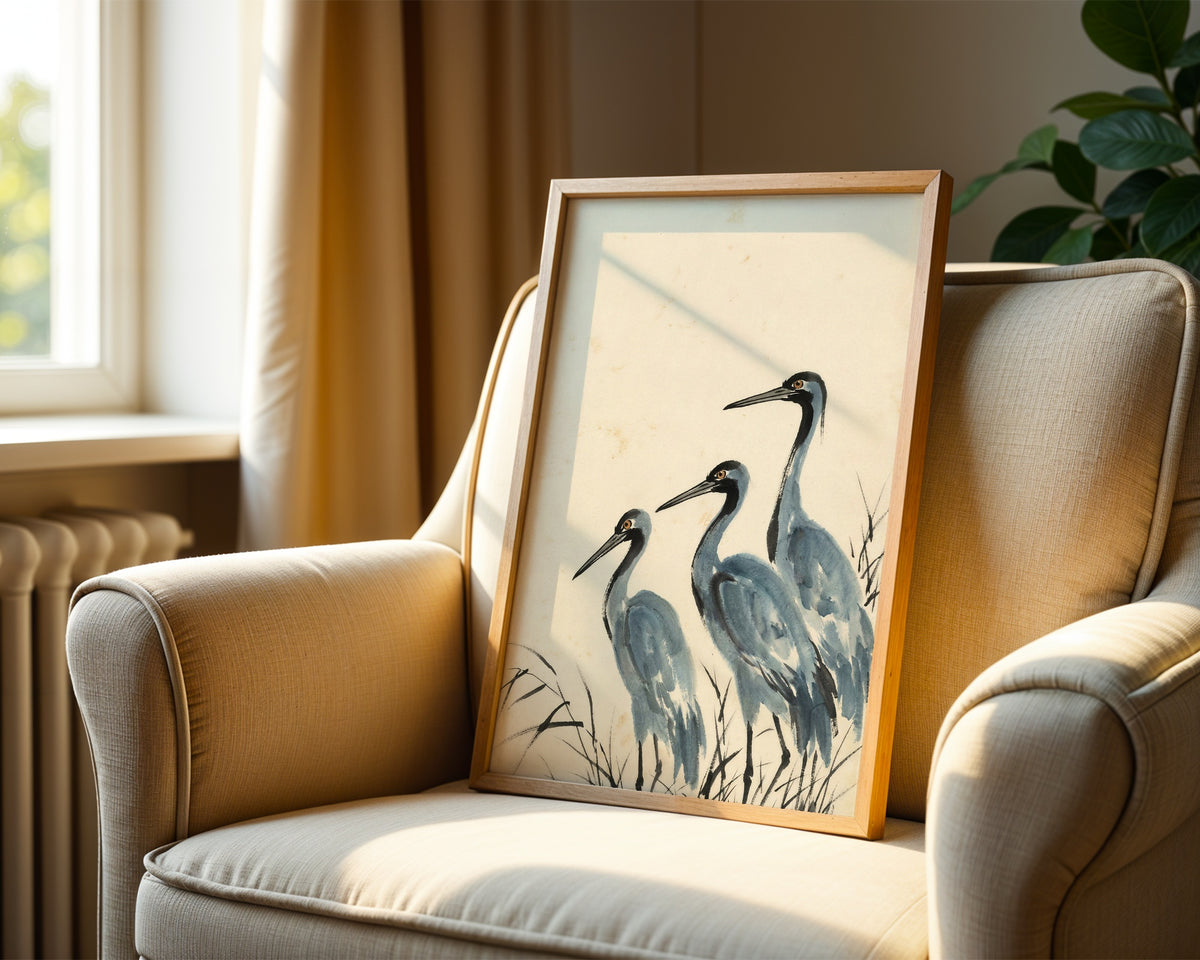 Ink Storks Poster i rum