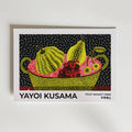 Yayoi Kusama – Fruit Basket – stilfullt konsttryck från Bozetto, tryckt på matt finpapper