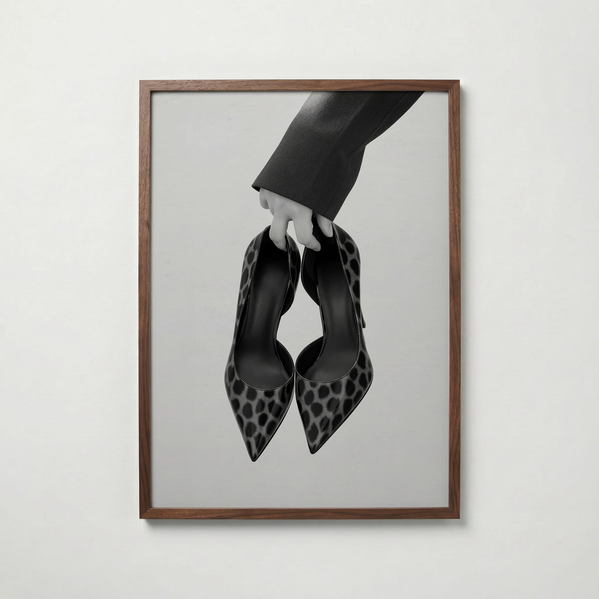 Carried Leopard Pumps Poster – valnötsram
