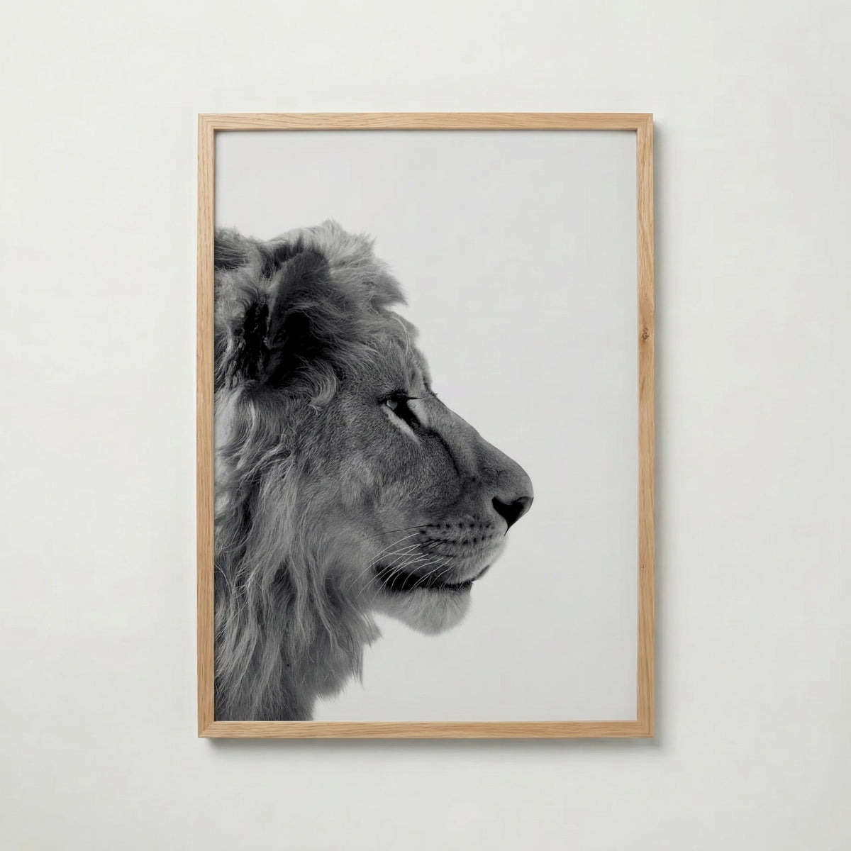 Lion In Profile Poster – ekram