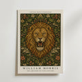 Lion in Bloom William Morris Poster