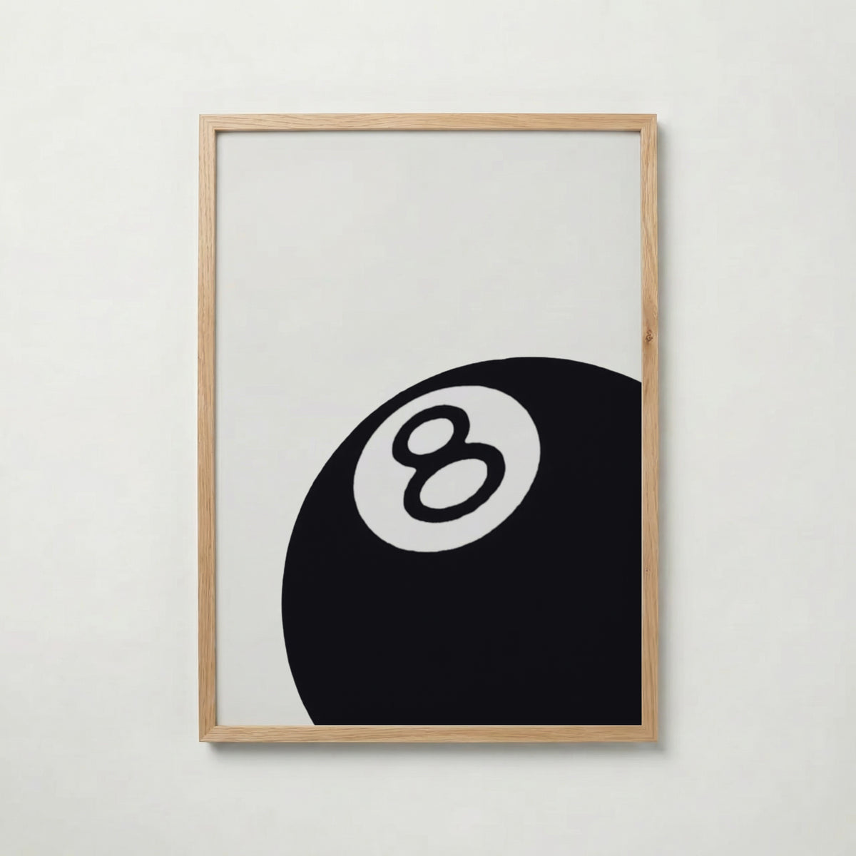 Black Eight Ball Poster – ekram