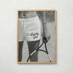 Lucky Girl Tennis Poster – ekram