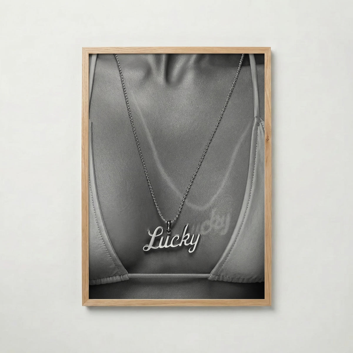 Silver Lucky Pendant Poster – ekram