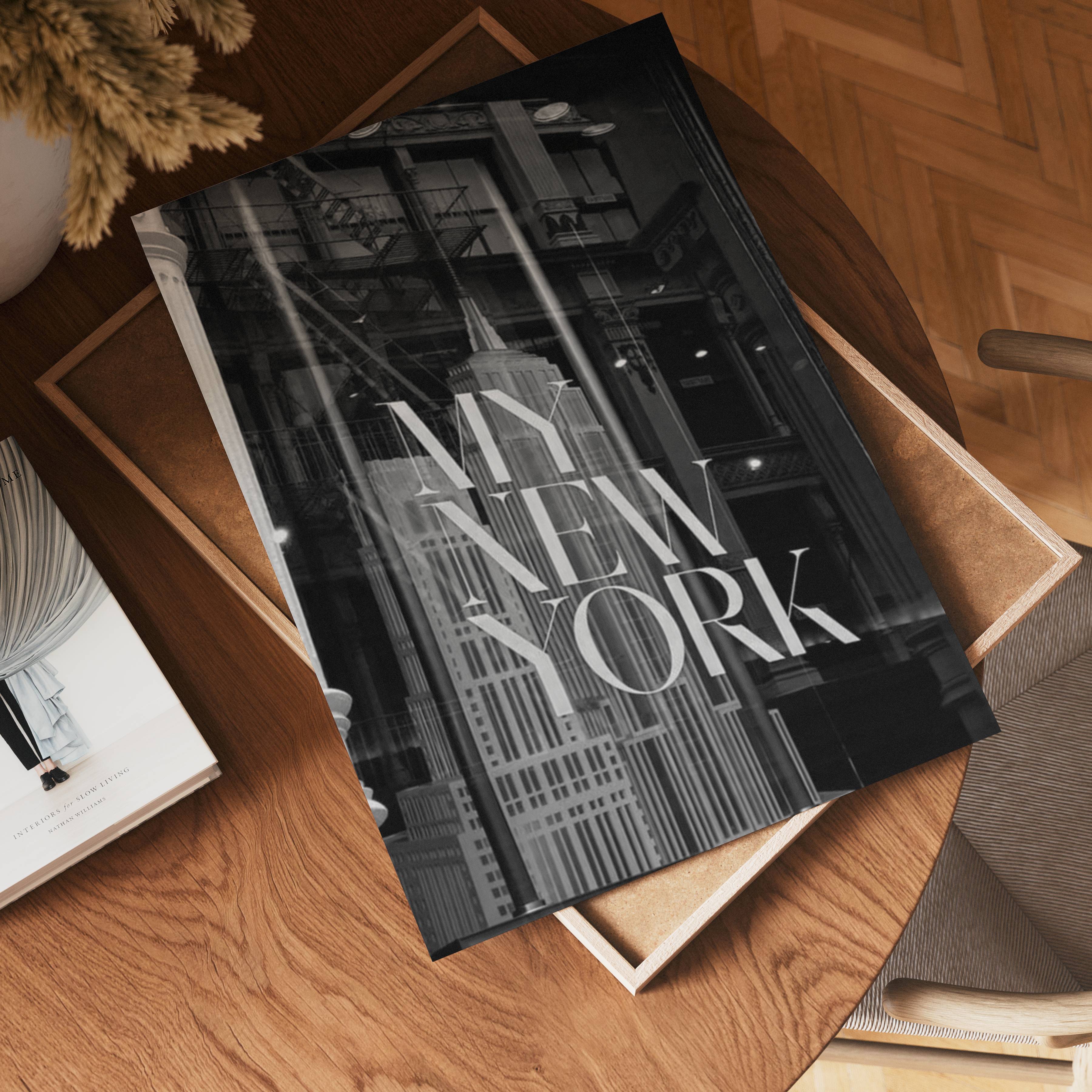 My New York poster visad rakt fram – Bozetto affisch i hög tryckkvalitet i hög tryckkvalitet