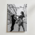 Christian Dior Paris – stilfullt konsttryck från Bozetto, tryckt på matt finpapper