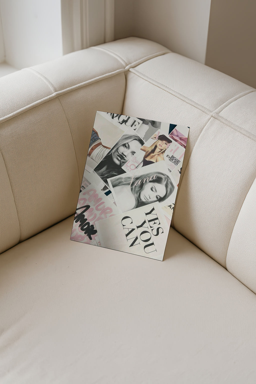 City Muse Collage poster visad rakt fram – Bozetto affisch i hög tryckkvalitet i hög tryckkvalitet