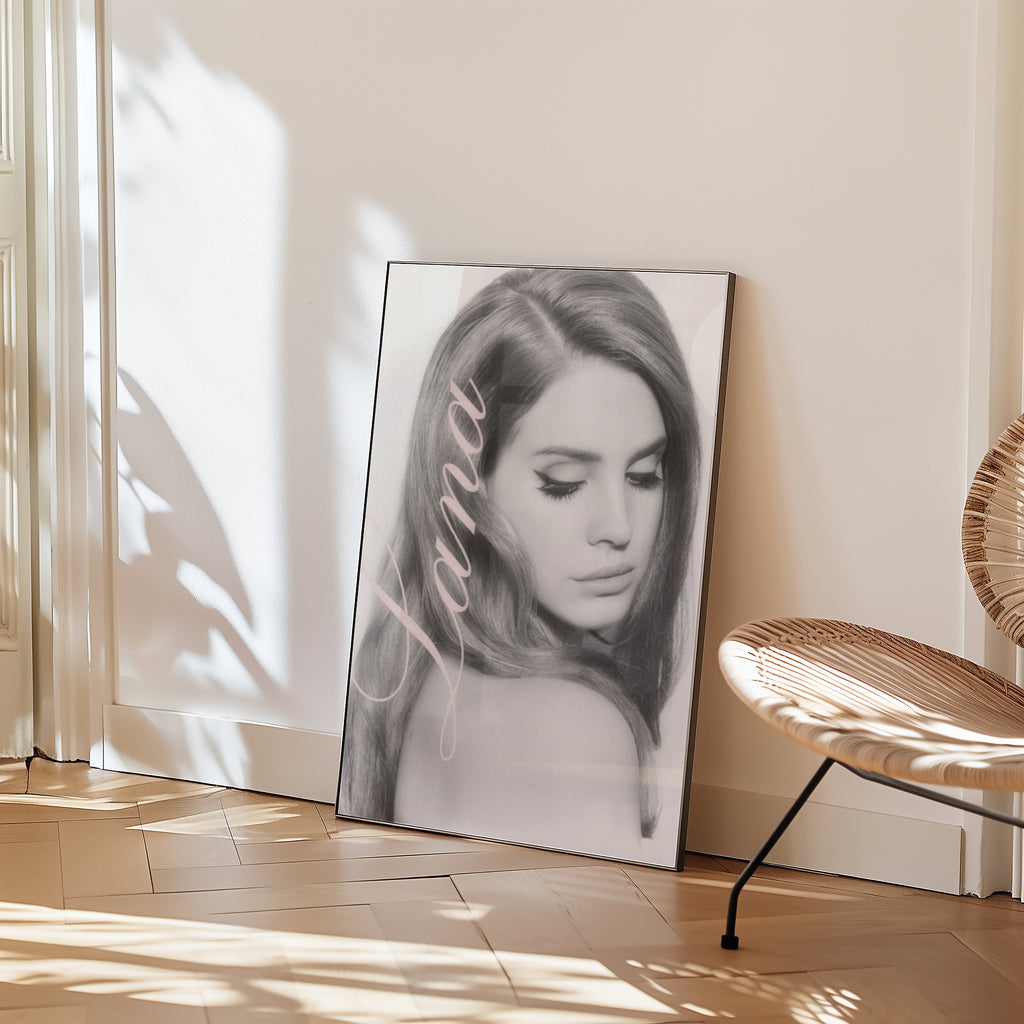 Mockup för Lana – se hur affischen ser ut inramad på din vägg, Bozetto i hög tryckkvalitet
