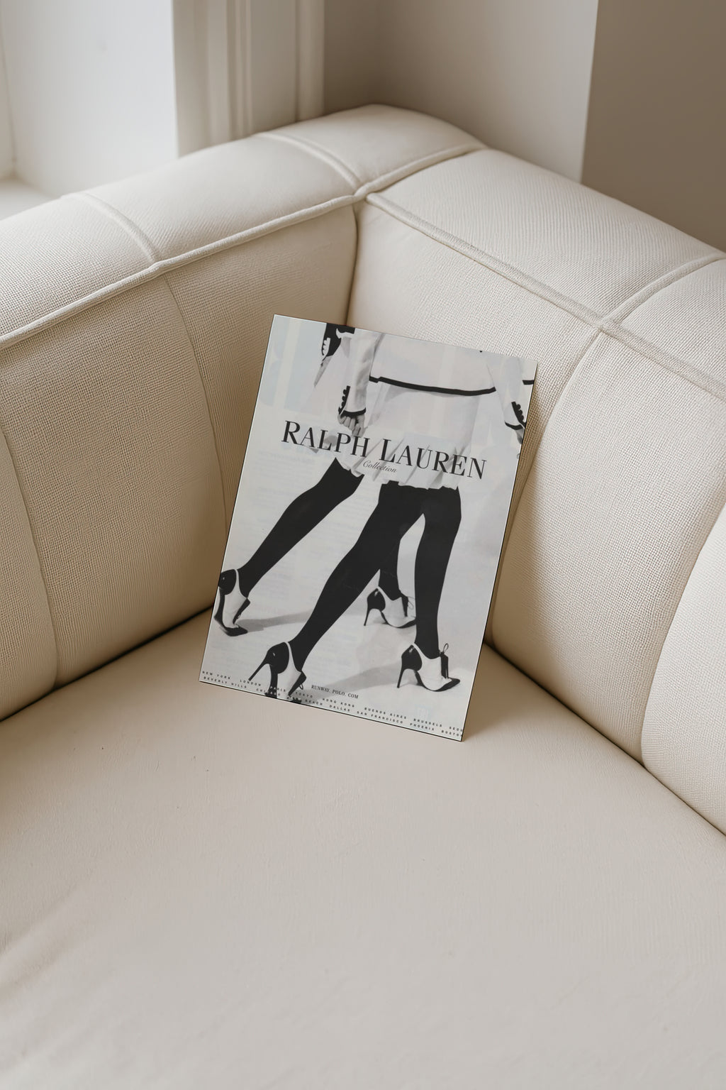 Ralph Lauren Runway Elegance – affisch med stilfullt motiv från Bozetto i hög kvalitet