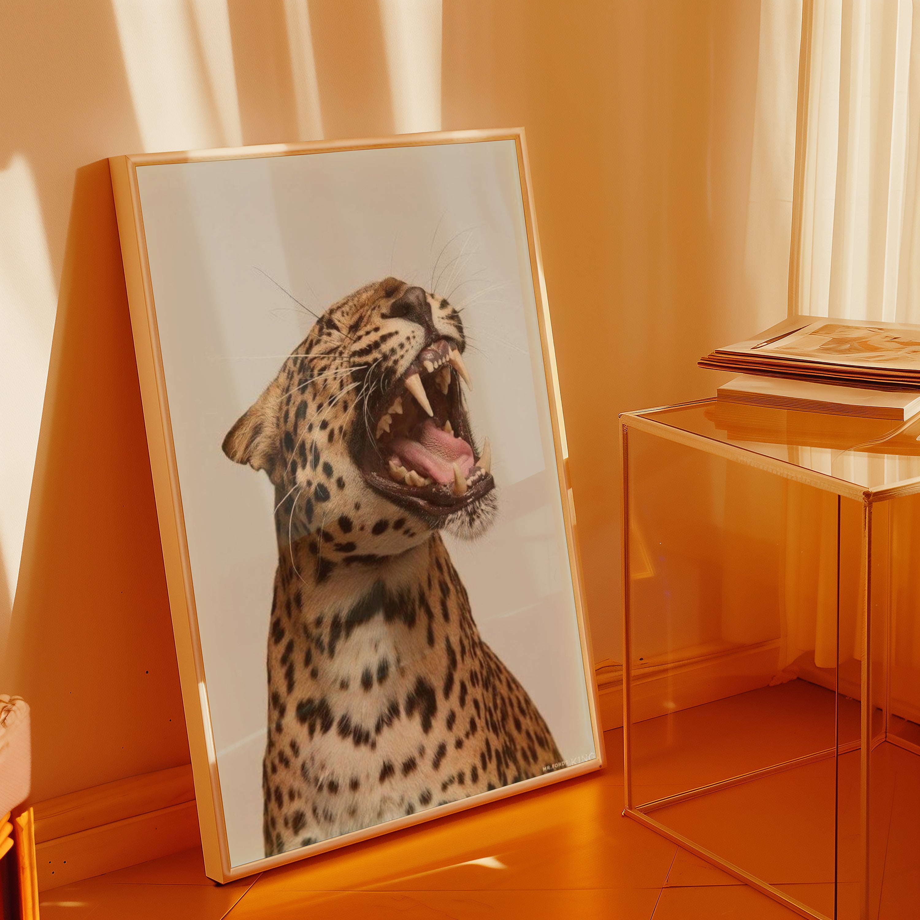 Mockup för Wild Spirit – se hur affischen ser ut inramad på din vägg, Bozetto i hög tryckkvalitet