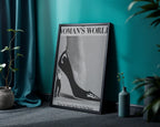 Woman’s World i väggmockup – konsttryck presenterat i verklig miljö av Bozetto i hög tryckkvalitet