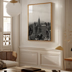 Mockup av New York Skyline affisch på vägg – köp enkelt hos Bozetto i hög kvalitet