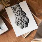 Leopard Luxe poster visad rakt fram – Bozetto affisch i hög tryckkvalitet i hög tryckkvalitet