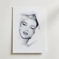Helena Engström Marilyn IV – stilfullt konsttryck från Bozetto, tryckt på matt finpapper