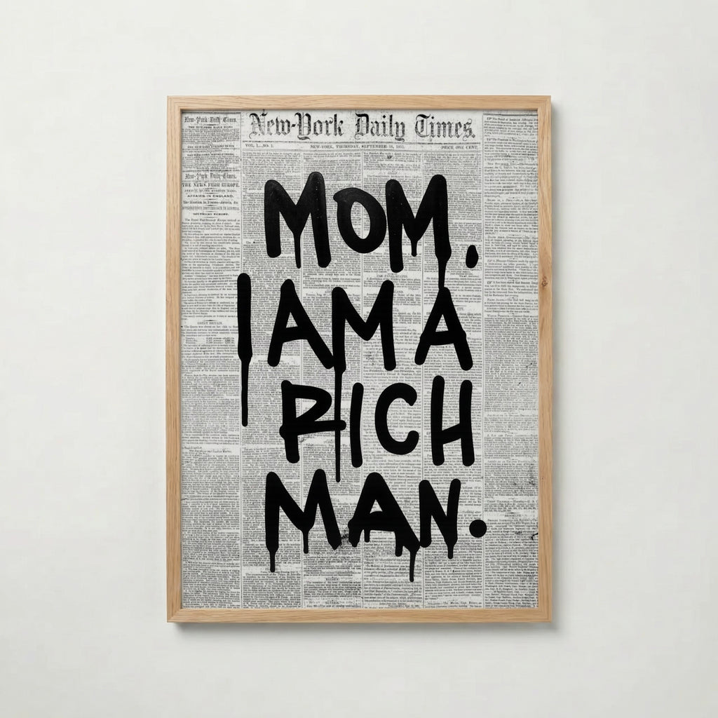 Rich Man Statement Poster – ekram