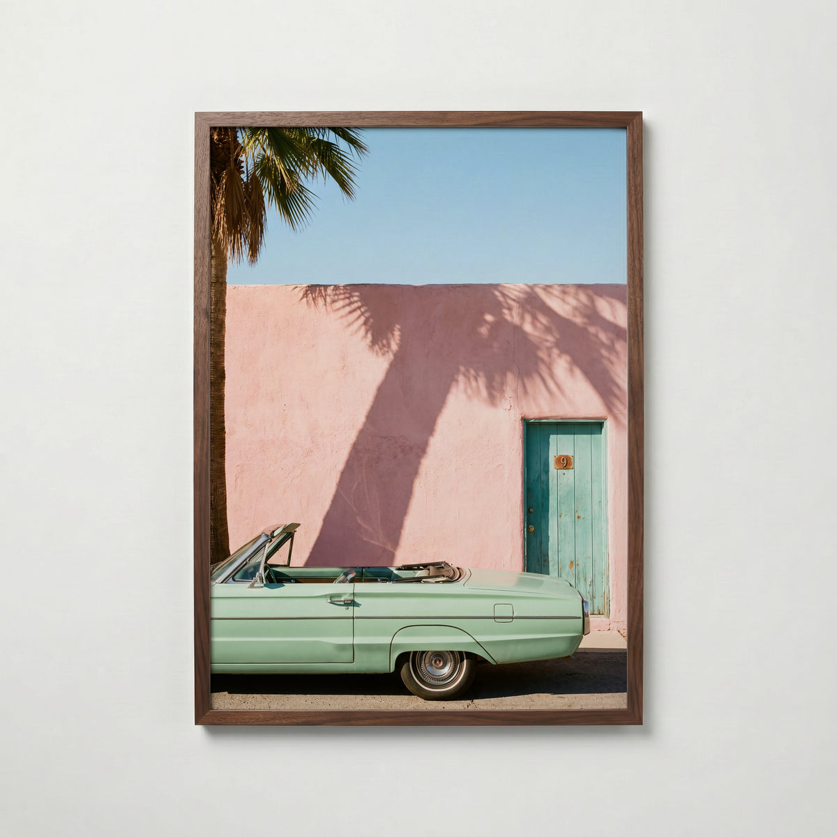 Motel Afternoon Poster – valnötsram