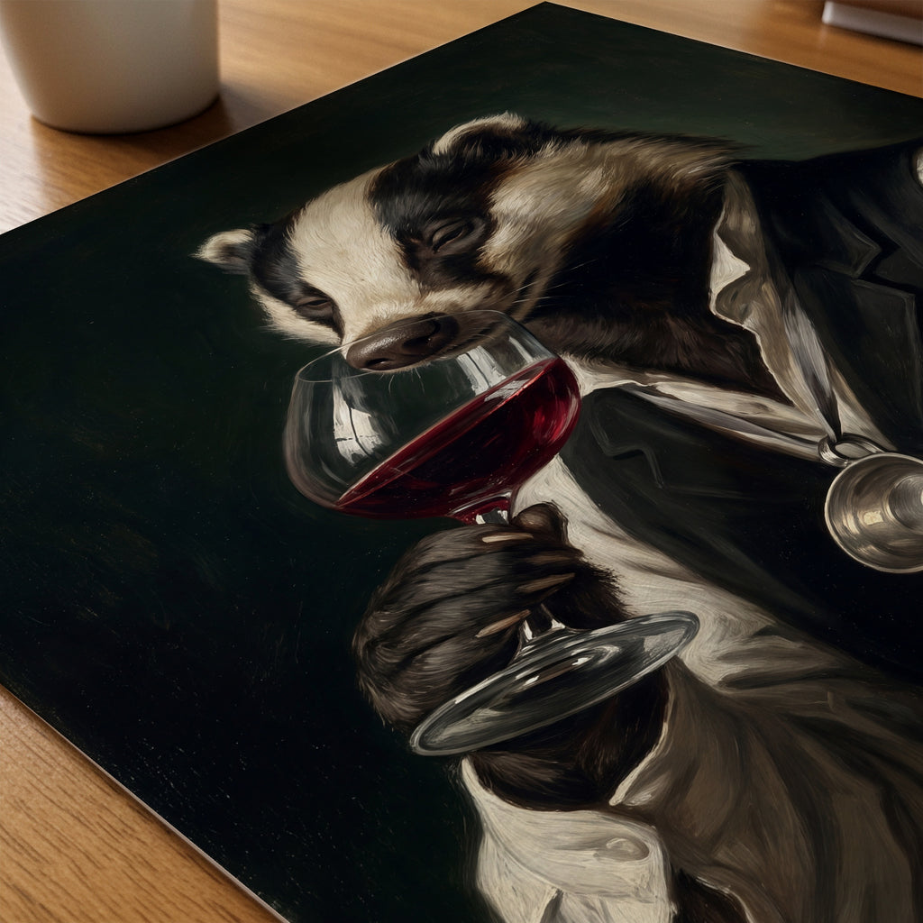 Notes of Oak, Cherry & Regret Poster – närbild på papper