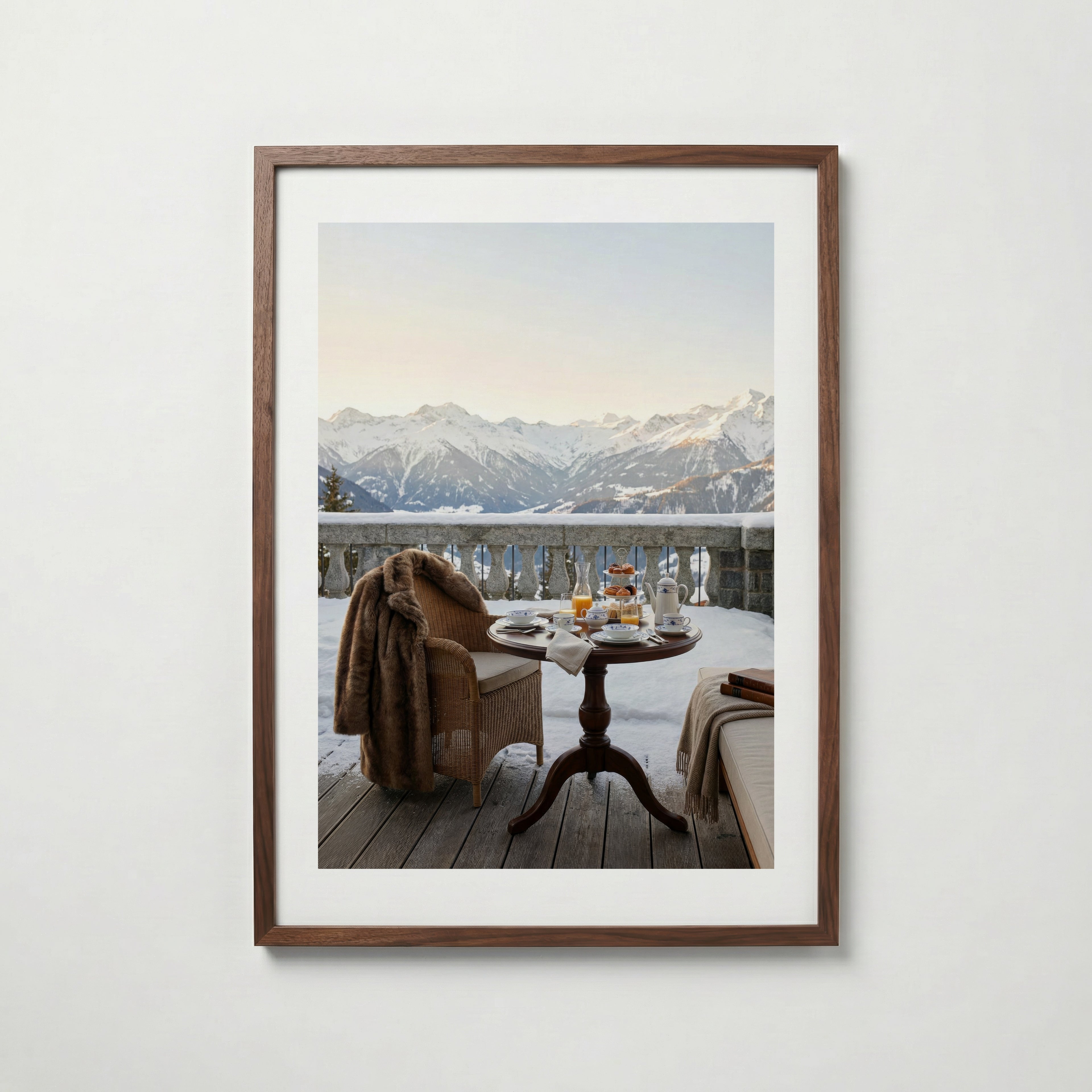Alpine Morning Indulgence – affisch med stilfullt motiv från Bozetto i hög kvalitet