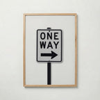 One Way Sign Poster – ekram