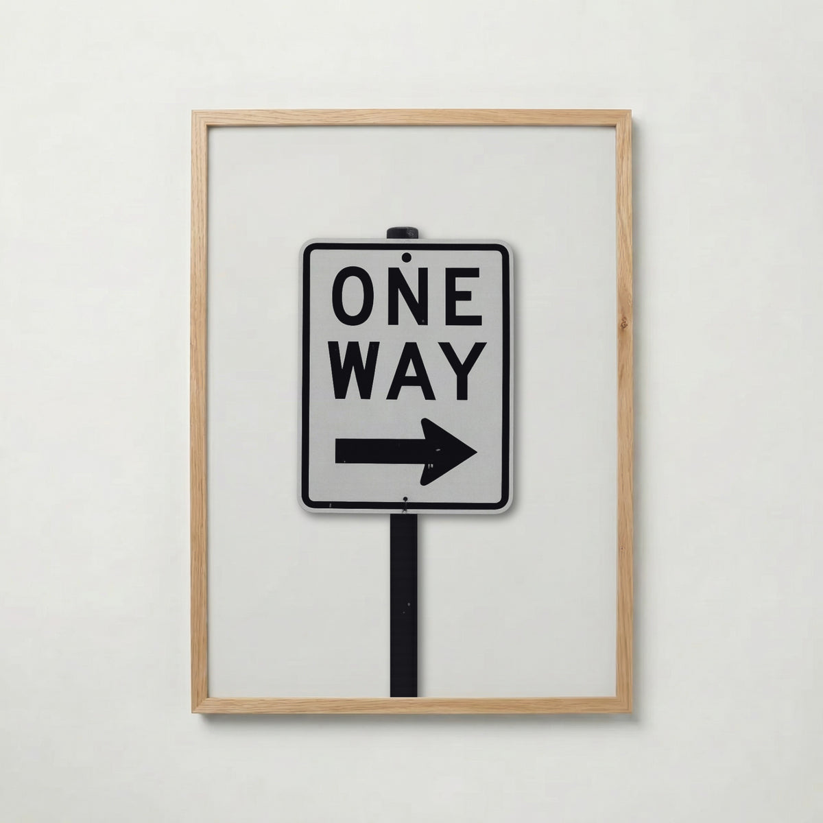 One Way Sign Poster – ekram
