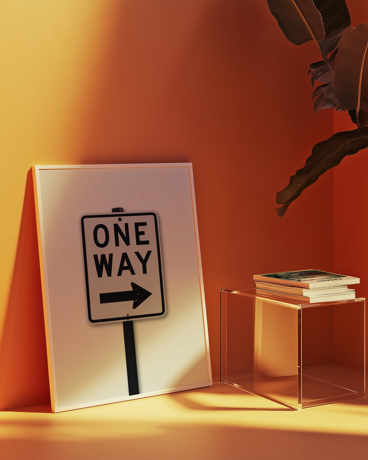One Way Sign Poster – i rum 2