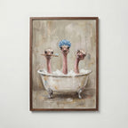 Ostrich Bath Club Poster – valnötsram