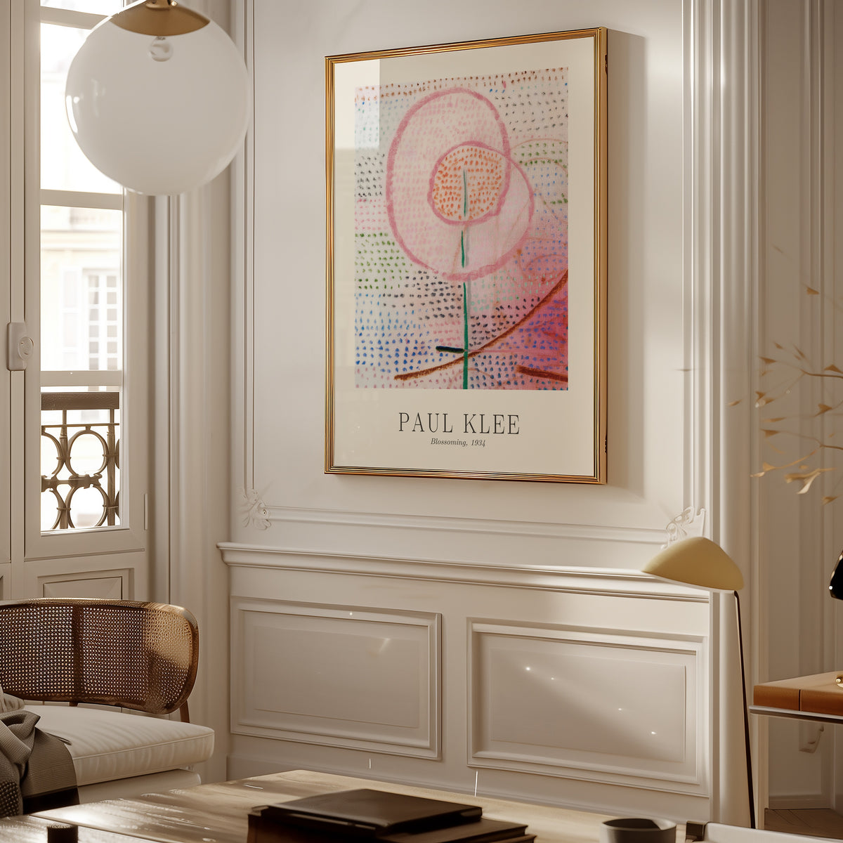 Paul Klee Blossoming 1934 Poster – i rum 1