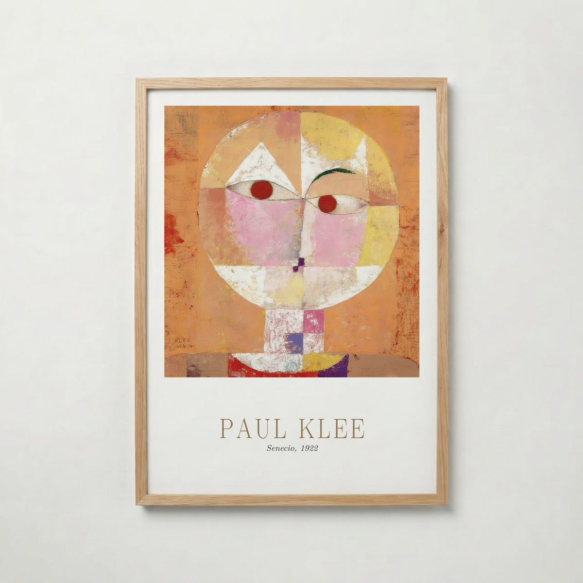 Paul Klee Senecio 1922 Poster – ekram