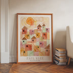 Paul Klee Sun over the Red Town Poster – i rum 4