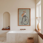Penny-Farthing Corgi Poster – i rum 1