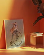 Penny-Farthing Corgi Poster – i rum 3