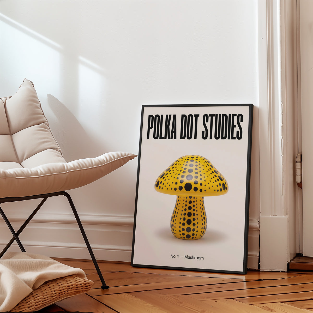 Polka Dot Mushroom Poster – i rum 4