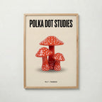Polka Dot Toadstools Poster – ekram