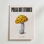 Polka Dot Fly Agaric Poster – canvas utan passepartout