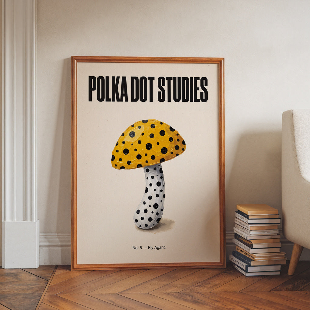 Polka Dot Fly Agaric Poster – i rum 1