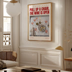 Pull Up a Chair Poster – i rum 1